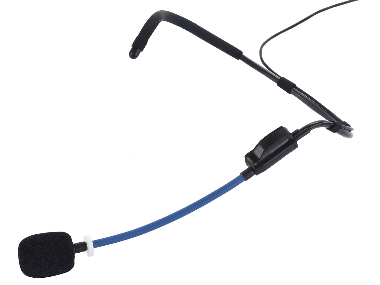 gomic-waterproof-headset-fitness-microphone-headworn-aerobic-mic-bendable-water-resistant-microphone-blue