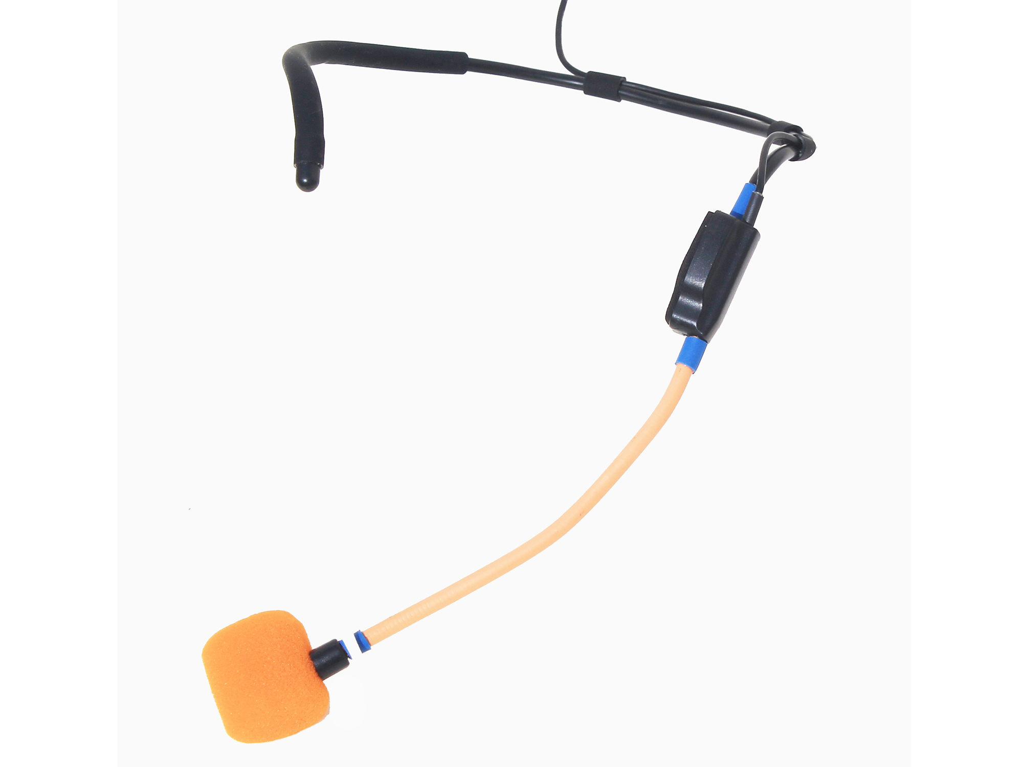 gomic-waterproof-headset-fitness-microphone-headworn-aerobic-mic-bendable-water-resistant-microphone-orange