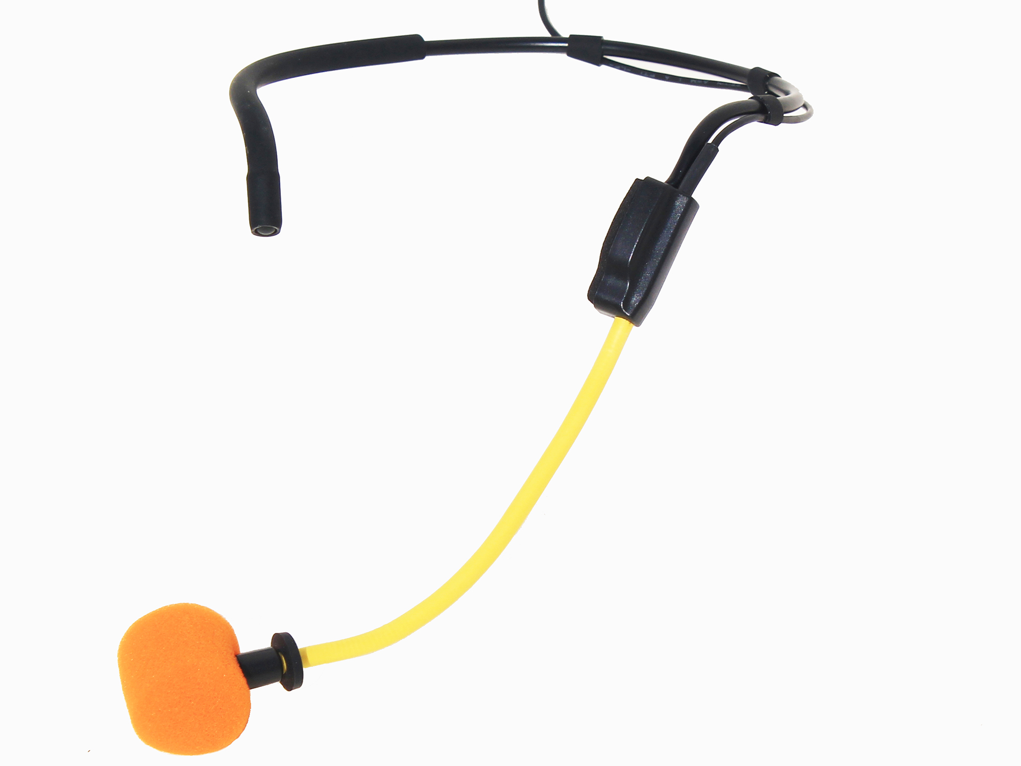 gomic-waterproof-headset-fitness-microphone-headworn-aerobic-mic-bendable-water-resistant-microphone-yellow